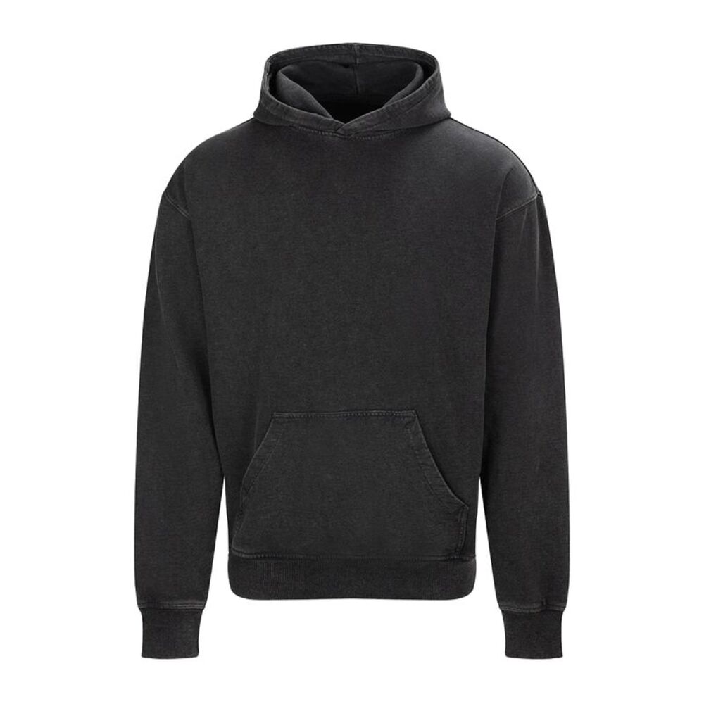 Awdis Unisex Adult Vintage Wash Hoodie / Washed Black